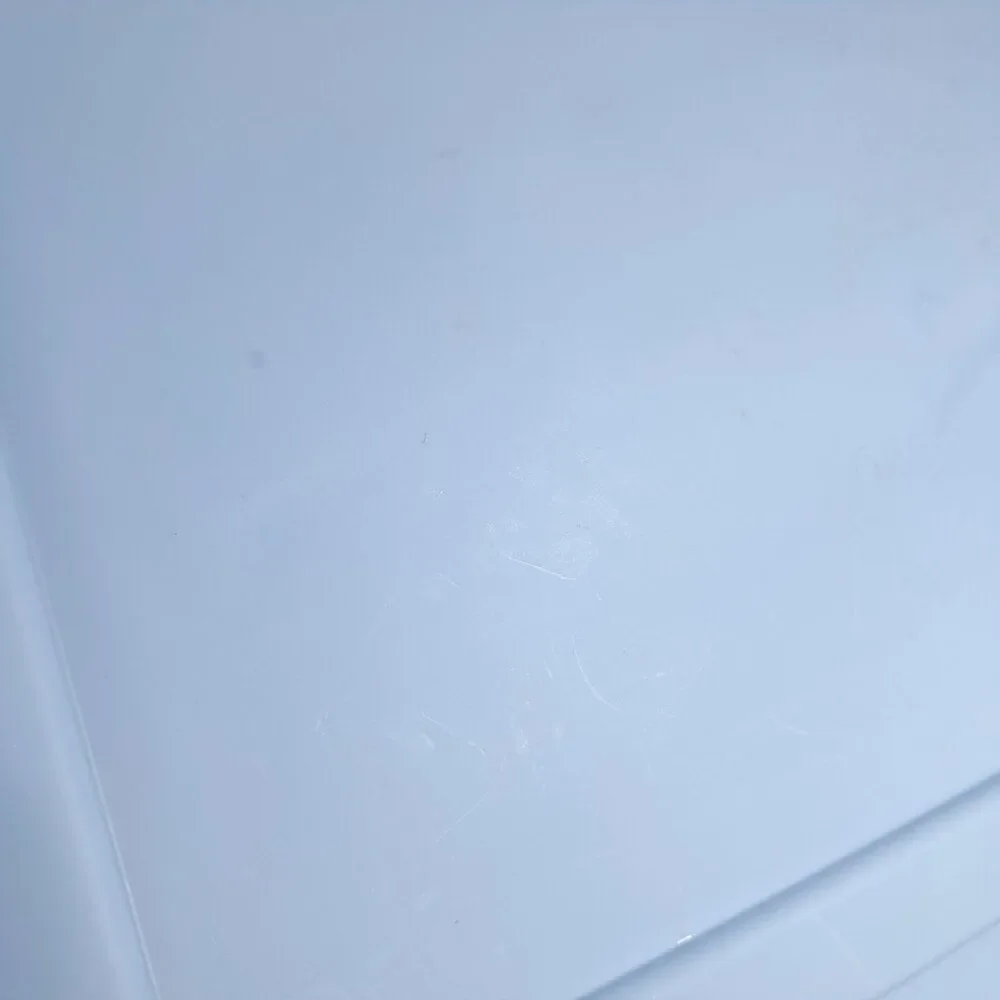 Vintage‎ Rubbermaid 0286 Storage Box Blue clear Container Plastic Snap Shut Lid